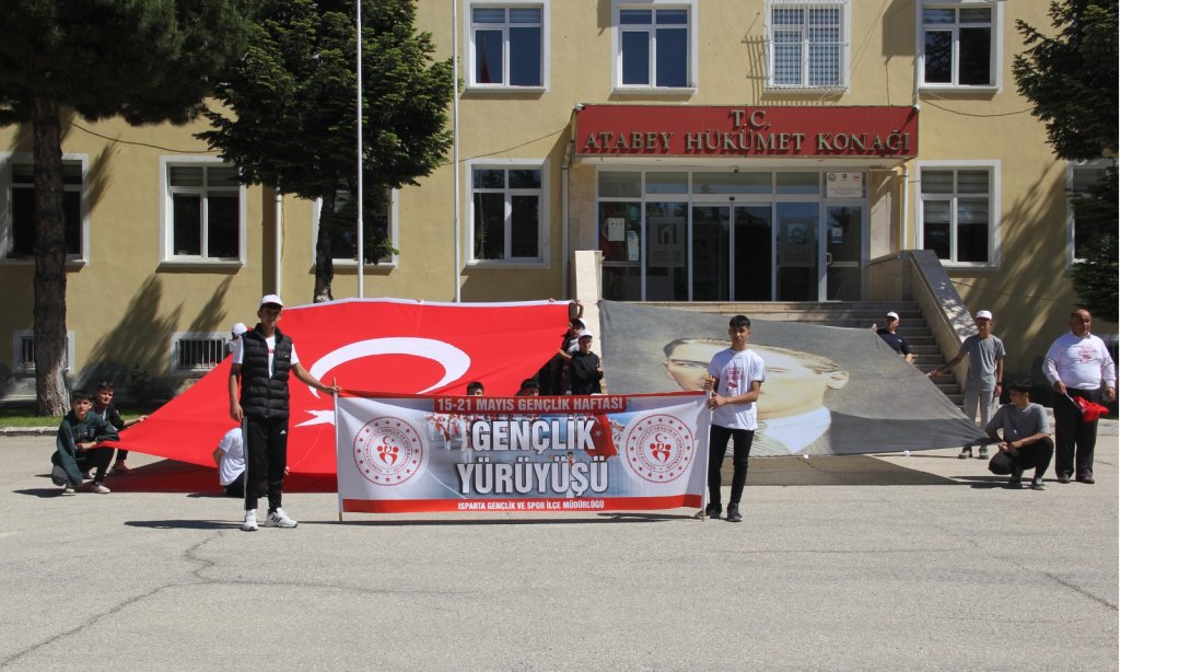 19 MAYIS ATATÜRK'Ü ANMA, GENÇLİK VE SPOR BAYRAMI HAFTASI GENÇLİK YÜRÜYÜŞÜ YAPILDI 